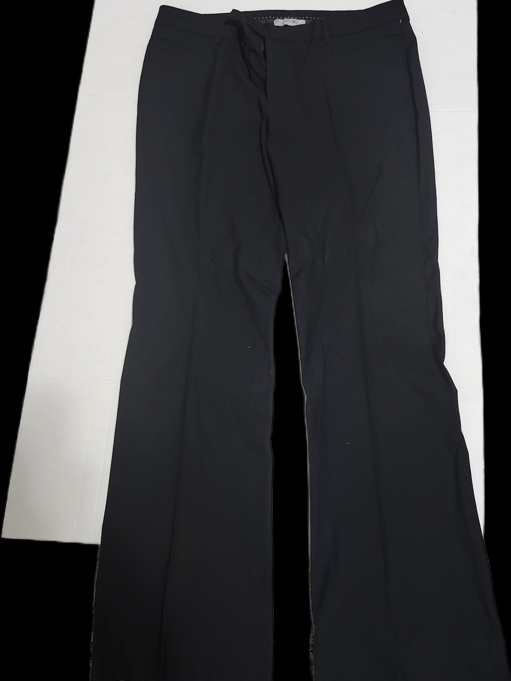GAP Black Boot-Cut  Flare Stretch Dress Pants